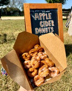 Donuts at the fall festival